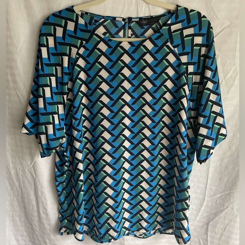 M&S Blouse Size 10 (UK 14) NWOT